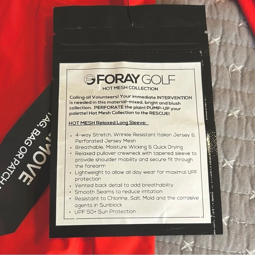 Foray Golf Women’s Hot Mess Collection Bright and Blush Pink Crewneck. Size XL - Picture 5 of 6